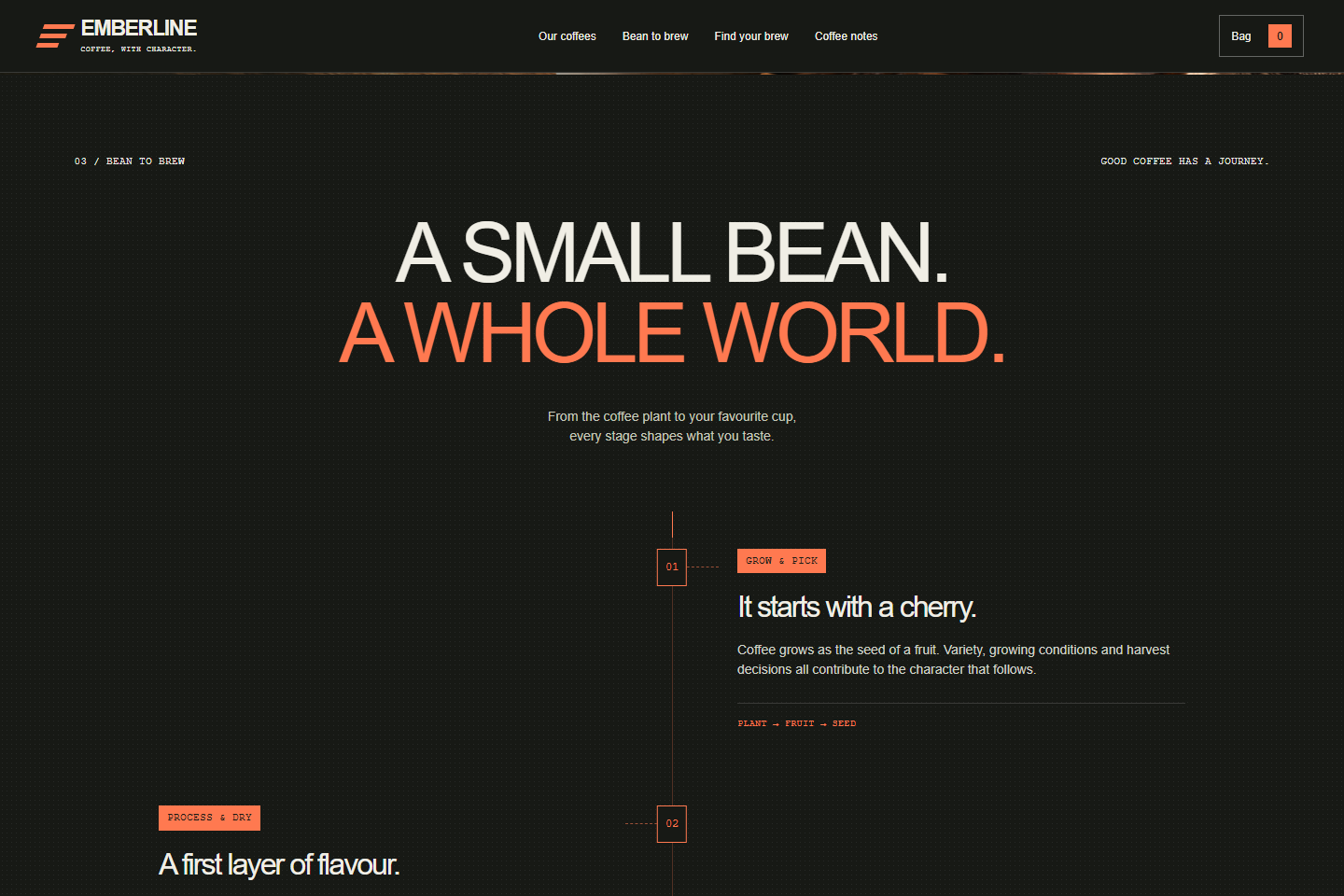 Bean to brew