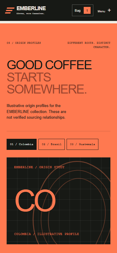 Mobile origin profile